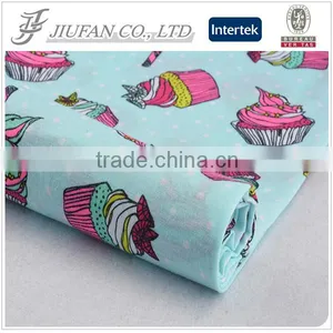 Jiufan Textile 100% Polyester Stretch Interlock Knitted Fabric thumbnail-1