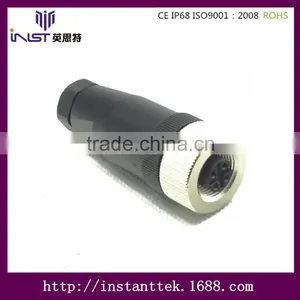 INST M12 4pin Crimp Terminal Type Waterproof Connector thumbnail-1