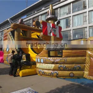 Commercial Outdoor Inflatable Pirate Ship Slide Small for Kids thumbnail-4