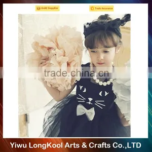High Quality Christmas Cute Girl Wedding Dress Black Baby Tutu Dress thumbnail-5