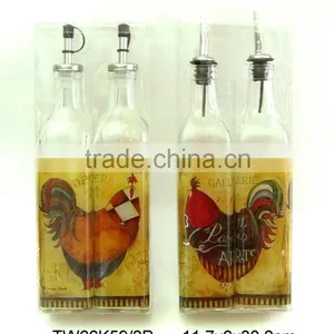 TW66K59/2P Glass Oil Vinegar Bottle With Printing thumbnail-1