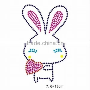 Rabbit Style Hot Fix Motifs Rhinestone Transfer thumbnail-1