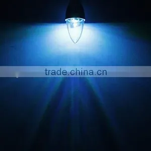 E14 3W RGB Light Remote Controlled LED Candle Bulb (85-265V) thumbnail-6