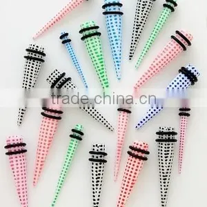Fashion Cheat Ear Plugs Fake Ear Tape Cheater Plugs Ear Piercing Jewelry thumbnail-5