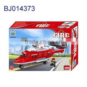 Intelligent 3d Puzzle Kid Diy Toy Fire Helicopter Model thumbnail-1