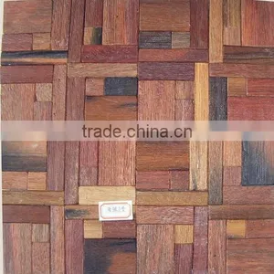 HML3 European Style Wood Mosaic Artwork Wall Tile thumbnail-1