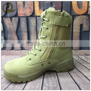 Factory Direct Sale Hkaki Leather Desert Combat Tactical Boots Military With Zipper thumbnail-1
