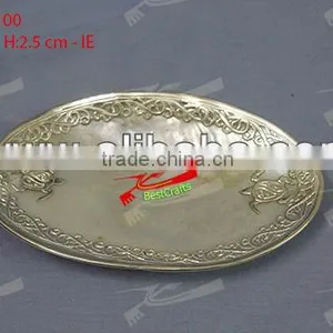 Silver Oval Shell / MOP Plate thumbnail-1