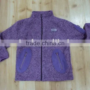 Children's Melange Fleece Jacket thumbnail-1