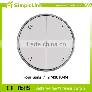 RF Battery-Free Push Button Electrical Wireless Power Switch thumbnail-2