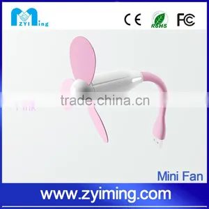 Zyiming Hot Selling Summer Mini Fan YM-F28 Usb Led Fan With Strong Wind thumbnail-1