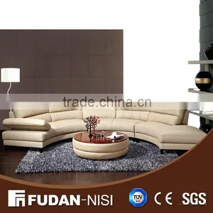 2016 Modern Semi-circle Sectional Sofa Living Room Furniture thumbnail-1
