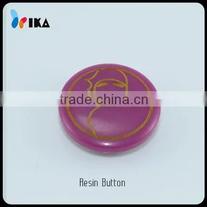 Newest Design Round Custom Laser Engraved Resin Buttons /button Clothes thumbnail-1