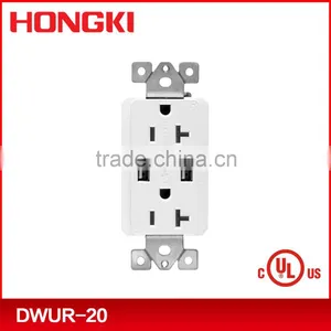 Dual USB Charger 4.0A 5VDC With 20A Duplex Tamper Resistant Receptacle thumbnail-4