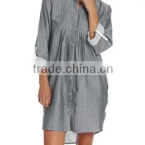 Dobby Nightshirt-Grey thumbnail-1