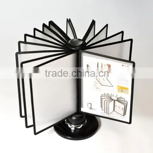 A4 Half Moon Handling Display Reference Rack 20 Pockets Display Reference Rack thumbnail-3