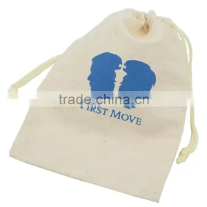 Screen Printed Cotton Drawstring Pouch and Cotton Bags Most Popular thumbnail-2