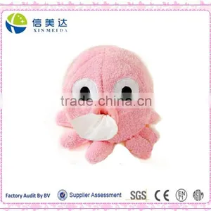 Creative Lovely Octopus Roll Paper Plush Tissue Boxe thumbnail-1