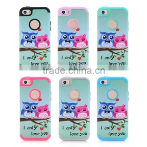 Ultra Thin Hybird 2 in 1 Phone Case for Iphone 5c With Printed Color thumbnail-4