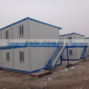 China Supplier ISO Standard Galvanized Container House Prices for Construction Camp thumbnail-1