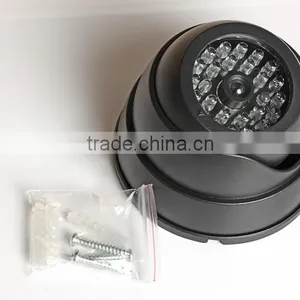 Black Fake Dummy Camera Security Camera With LED Flashing Lights for Property Security Use thumbnail-5