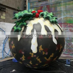 Hot Sale Christmas Inflatable Pudding Outdoor Inflatable Christmas Decoration thumbnail-1
