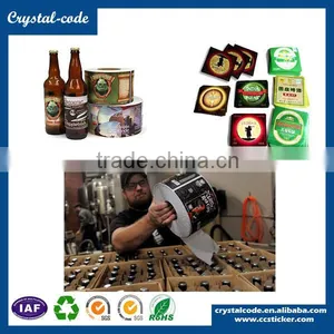 Used in Any Industry Emulsion-based Adhesive Multicolor Printing Hot-melt Beer Label thumbnail-1