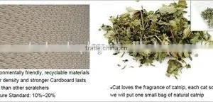 China Supplier Trangle Three Sides Corrugated Cardboard Cat Scratcher Best Cat Scratch Post Quality Choice thumbnail-6