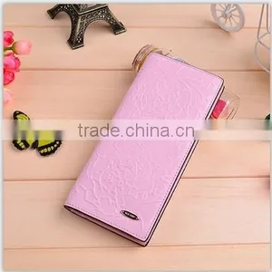 Top Brand Handmade Woman Wallet , Genuine Leather Women Wallet , Leather Wallet for Women . thumbnail-1