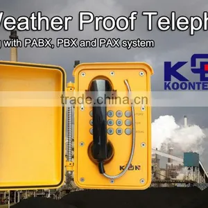 Koontech KNSP-01 Manufacture IP66 Waterproof Emergency Telephone GSM WirelessTelephone, Industrial Emergency Telephone thumbnail-6