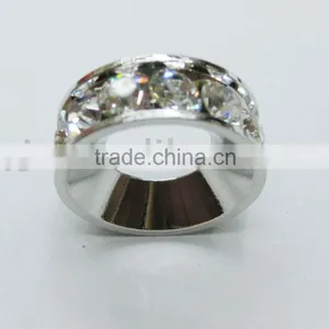 Crystal Rondelles Round thumbnail-1