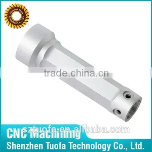 High Precision Turning Aluminum Cnc LED Flashlight Parts thumbnail-4