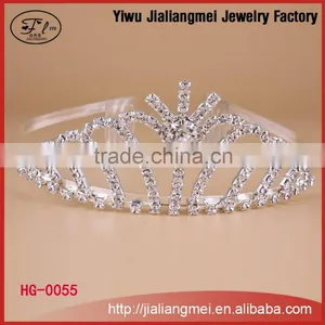 New Arrived Wedding/bridal Bulk Princess Rhinestone Crystal Beauty Pageant Crowns & Tiaras thumbnail-1