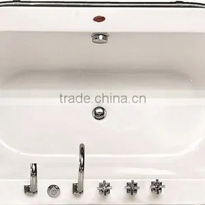 Acrylic Oval Shaped High End Bathtub For Hotel Use thumbnail-2