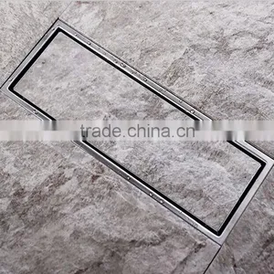 Stainless Steel Strainer Style and Drains Type Bathroom Shower Drain thumbnail-1