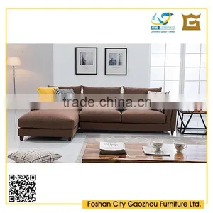 Fashionable Nordic Style Wooden Legs Fabric Sofa Set 1seater/2setaer/3seater thumbnail-5