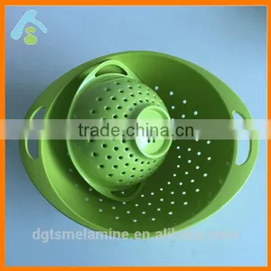 Green Melamine Hanging Vegetable Wash Basket Made in China thumbnail-1