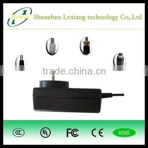 Lvxiang Shenzhen 2015 Plastic Wall Mount Power Supply 100V-240V 50/60Hz 12v 3a With Cable 2 Years Warranty thumbnail-2