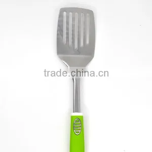 New Design Handle Factory Price Commercial Stainless Steel Egg Flip Turner thumbnail-3