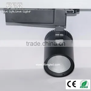 Led Cob Track Light 110-120lm/w AC180-240V Led 35w Cob Track Spotlights for Commerciallighting Led Track Spotlights thumbnail-3