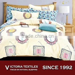 Photo Frame Collection Duvet Quilt Cover Sets Bedding Bed Set Bed Linen Pale Yellow thumbnail-1