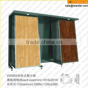 WD004--Metal Sliding Wooden Floor Shelves thumbnail-1