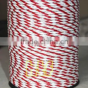 Conductive Electric Fence Poly Rope With HDPE and Stainless Steel Wire thumbnail-4