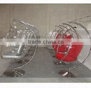 Hanging Bubble Chair With Stand thumbnail-2