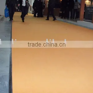 Competitve Price 100% Polyester Coffee Color Nonwoven Exhibition Carpet thumbnail-1