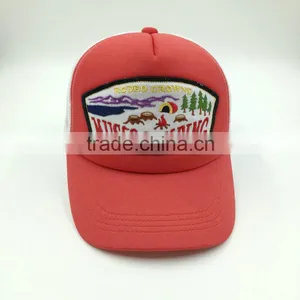 Wholesale Polyester Embroidery Patch Trucker Cap thumbnail-3