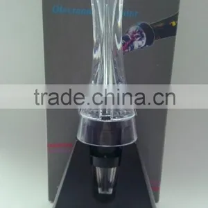 Acrylic Disposable Wine Magic Decanter Wine Aerator Pourer With Stand thumbnail-2