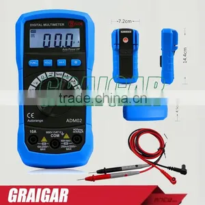 ADM02 Pocket Multifunction Digital Multimeter DMM Temperature DC/AC Voltage Current Meter Tester thumbnail-4