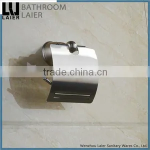 Contemporary Multi-Functional Covered Zinc Alloy Brush Nicked Bathroom Sanitary Items Wall Mounted Toilet Paper Holder thumbnail-4