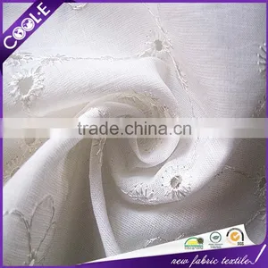 Shaoxing Textile Hot Sale 100% Cotton Lace Fabric Embroidery Design thumbnail-2